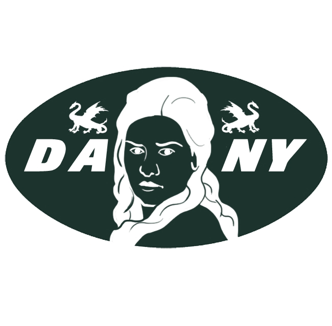 New York Jets Daenerys Targaryen DIY iron on transfer (heat transfer)